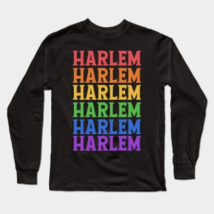 HARLEM COLORFUL CITY Long Sleeve T-Shirt